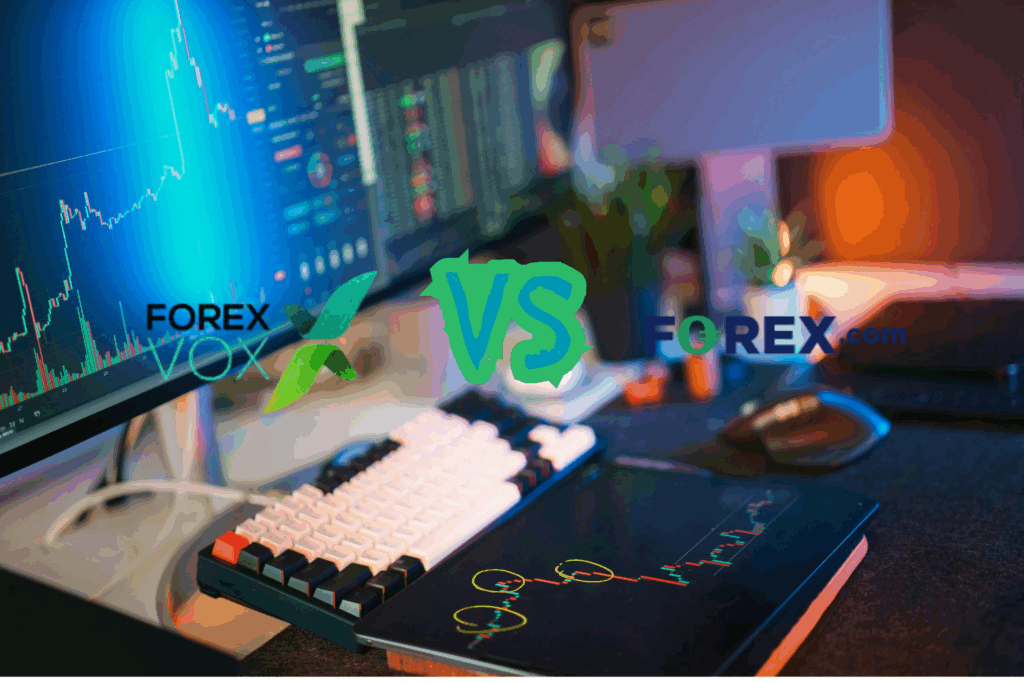 Compare broker Forex.com vs ForexVox – Which Broker Offers More in 2025